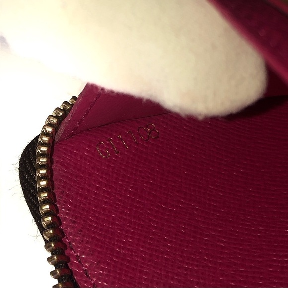 Auth Louis Vuitton Portefeuille Clemence Zippy Wallet Monogram Pink Flower Charm - Picture 13 of 15